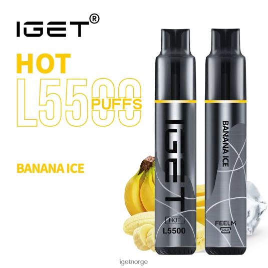 IGET Vape hot - 5500 drag F0B4P8467 bananis