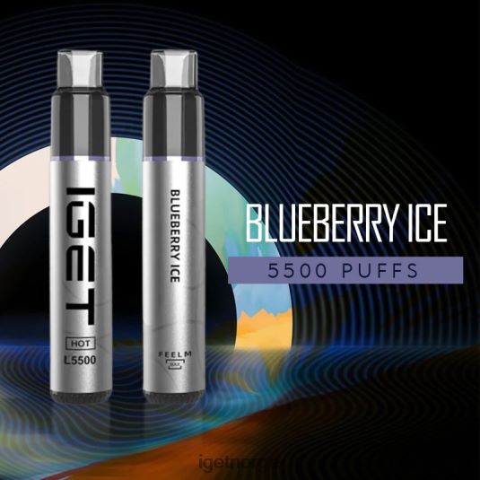 IGET Vape Sale hot - 5500 drag F0B4P8522 blåbæris