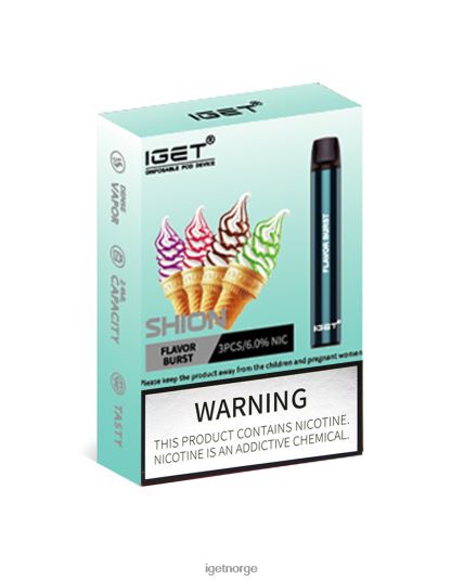 IGET Bar Vape Online 3 x shion F0B4P813 smaken brast