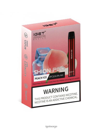 IGET Bar Vape Online 3 x shion F0B4P823 fersken is