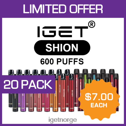 IGET Bar Store shion - 600 drag - 20 stk F0B4P8506