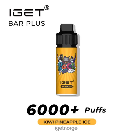 IGET Bar Vape Online bar pluss - 6000 drag F0B4P8580 kiwi ananas