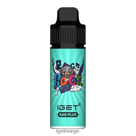 IGET Vape bar pluss - 6000 drag F0B4P8623 vannmelon mynte is