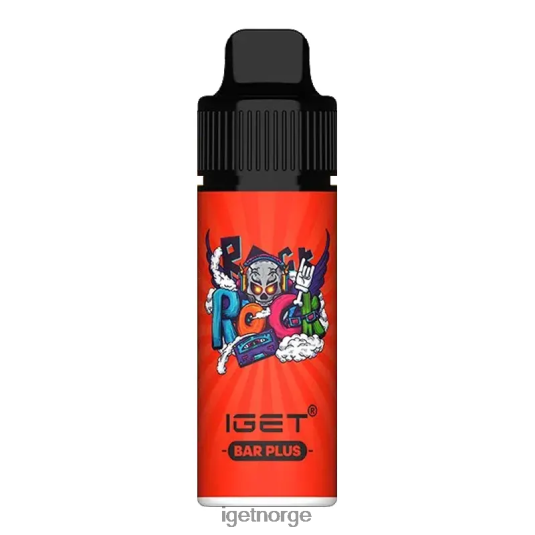 IGET Vape Online bar pluss - 6000 drag F0B4P8624 jordbær kiwi is