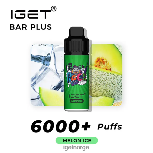 IGET Vape Online bar pluss 6000 drag F0B4P8250 melon is