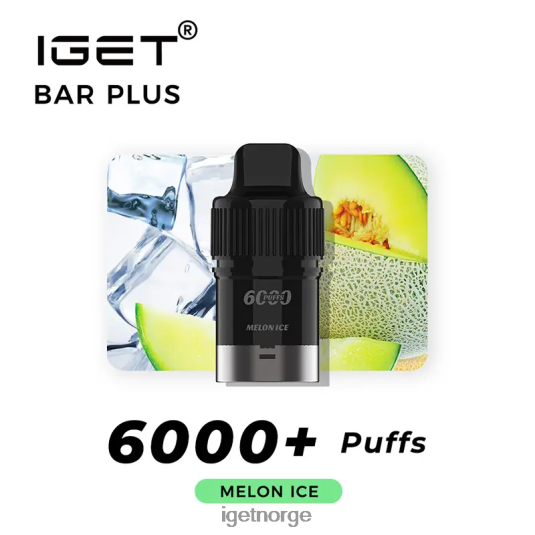 IGET Vape Online bar pluss pod 6000 puff F0B4P8260 melon is