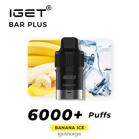IGET Wholesale bar pluss pod 6000 puff F0B4P8264 bananis
