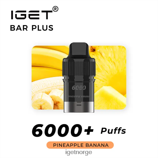 IGET Bar Store bar pluss pod 6000 puff F0B4P8268 ananas banan